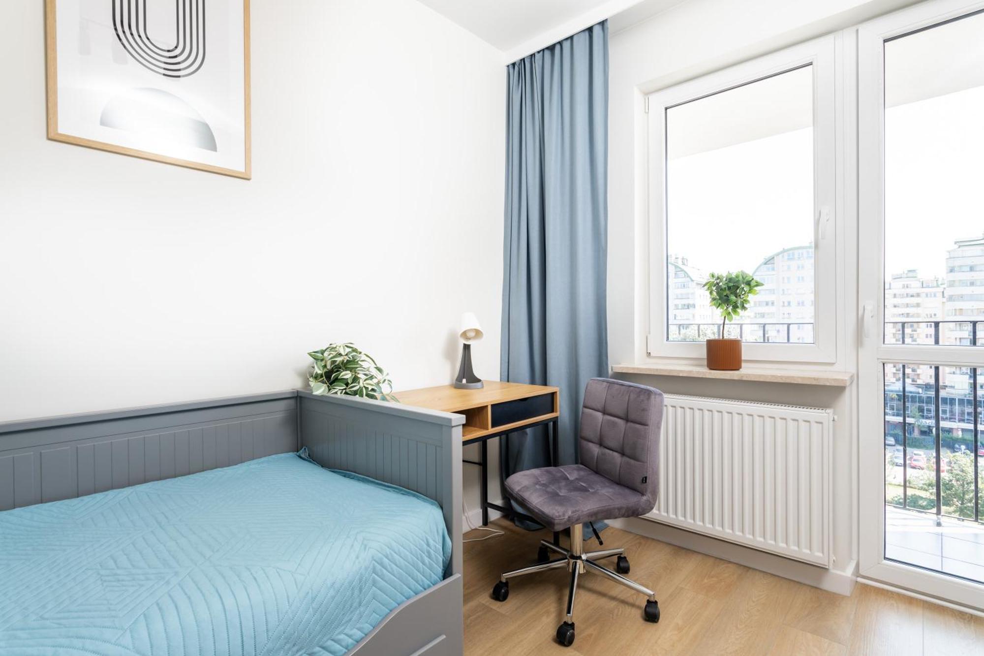 Blue Matcha Premium Apartment Okopowa Varşovia Exterior foto