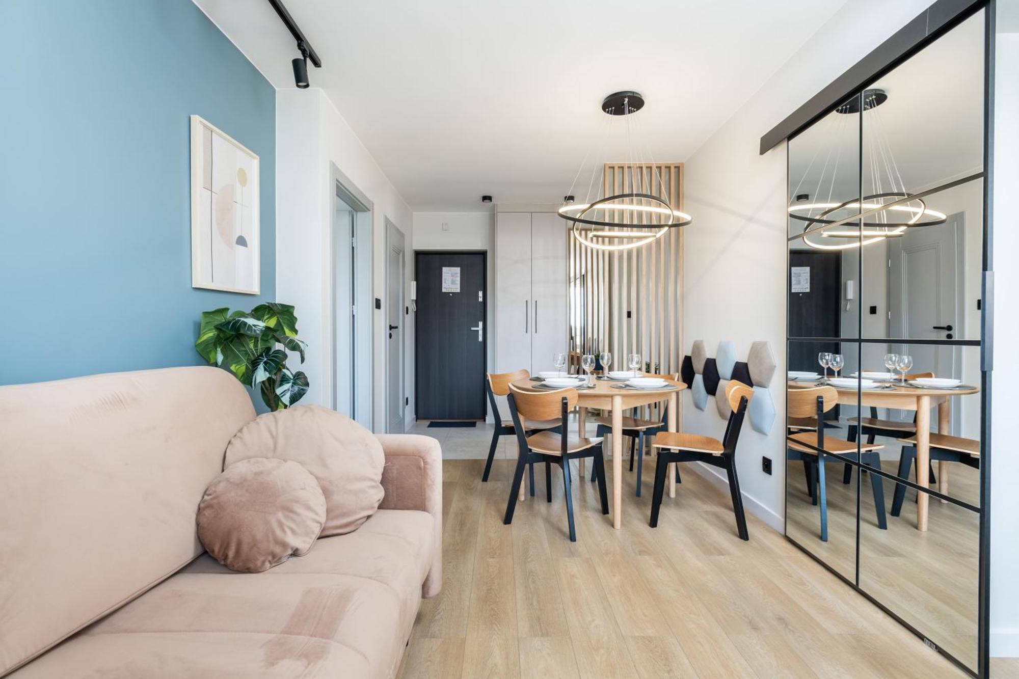 Blue Matcha Premium Apartment Okopowa Varşovia Exterior foto