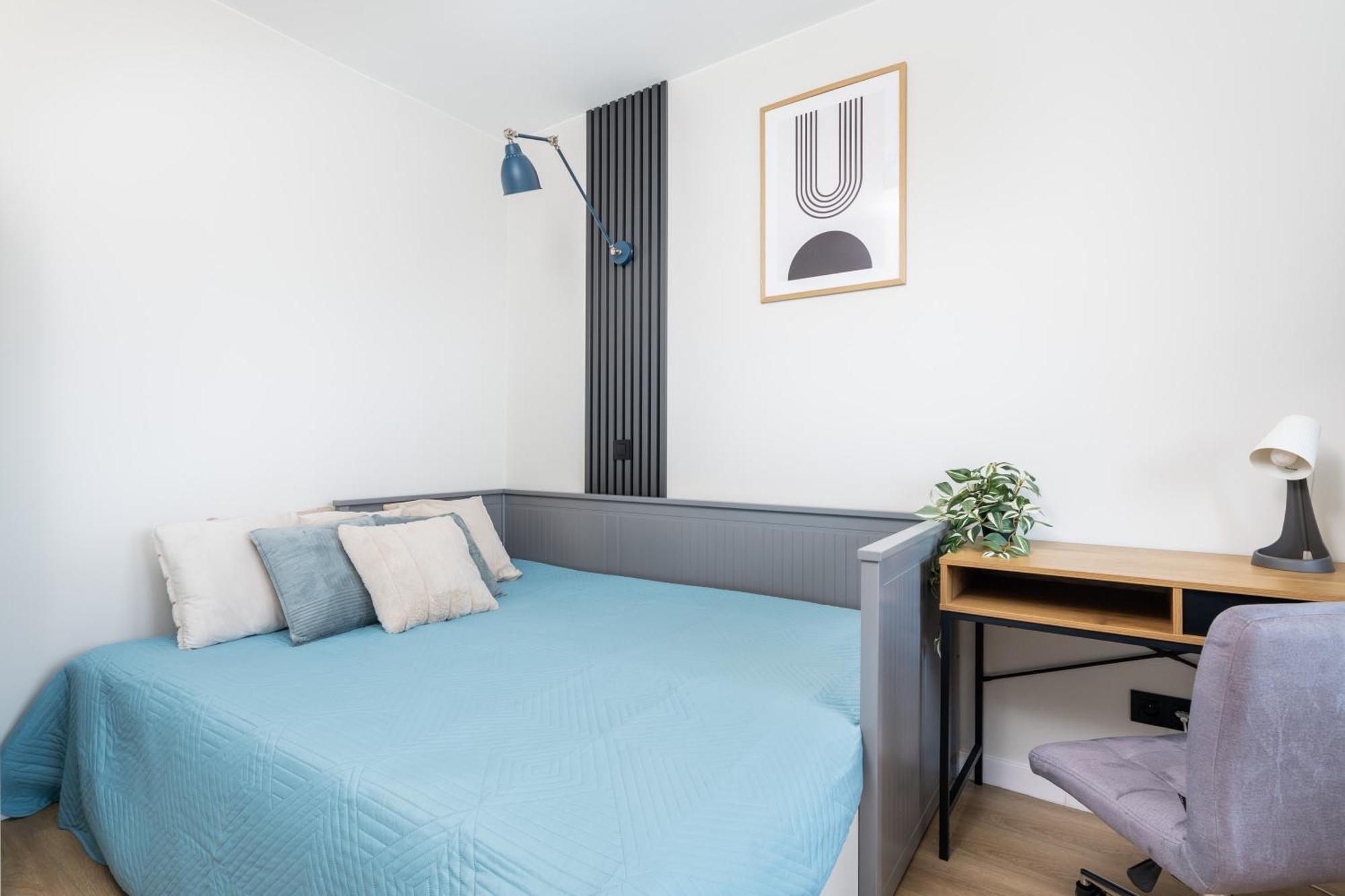 Blue Matcha Premium Apartment Okopowa Varşovia Exterior foto